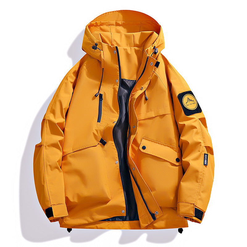 Veste à capuche pour hommes Vêtements de dessus décontractés élégants pour adolescents