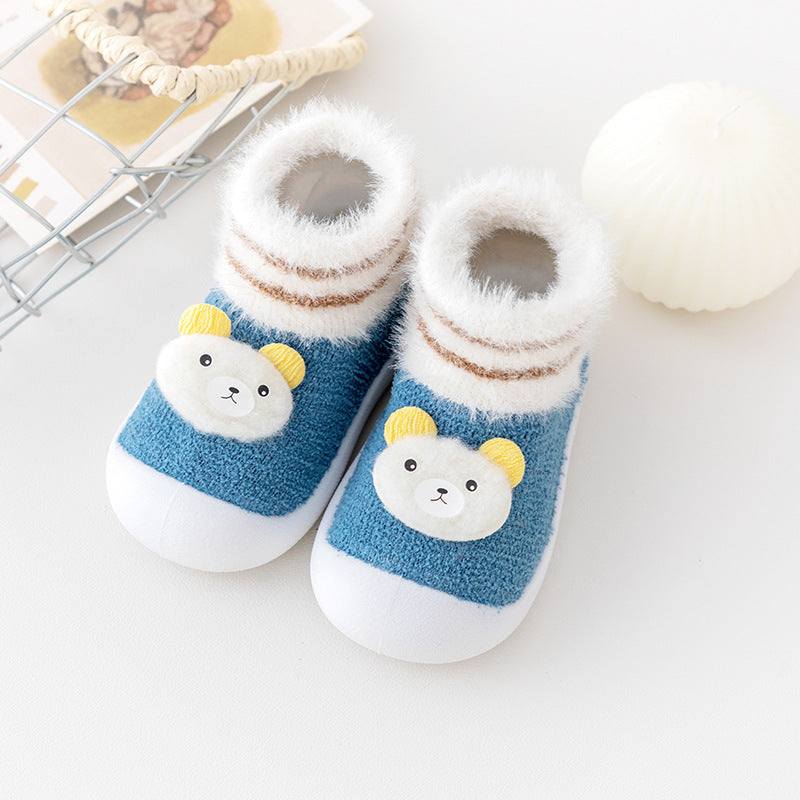 Chaussures pour tout-petit Chaussettes de chambre épaississant Soft Sole