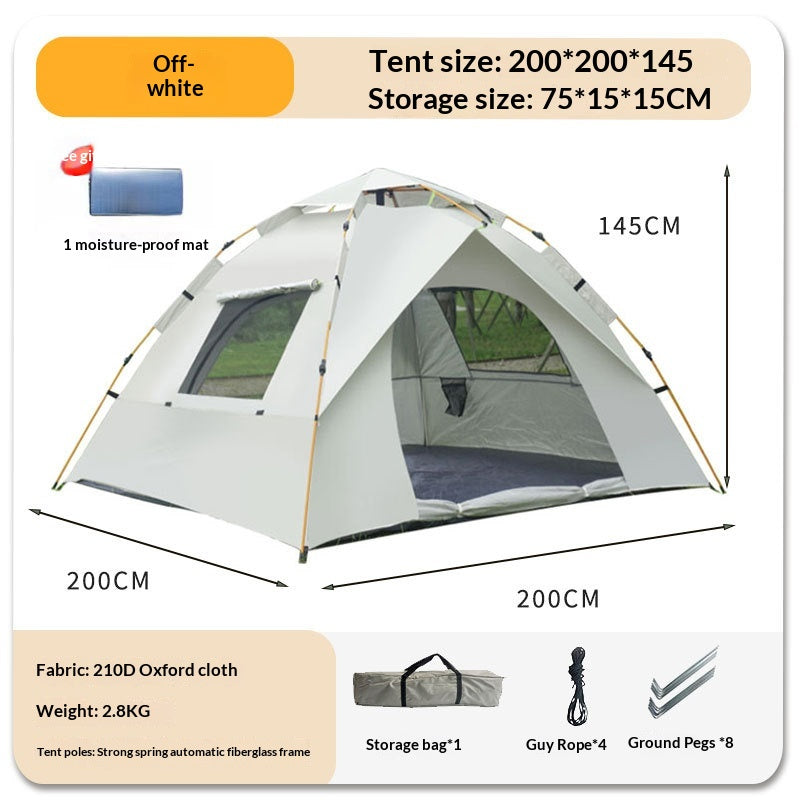 Tente de camping en plein air à l'épreuve du soleil