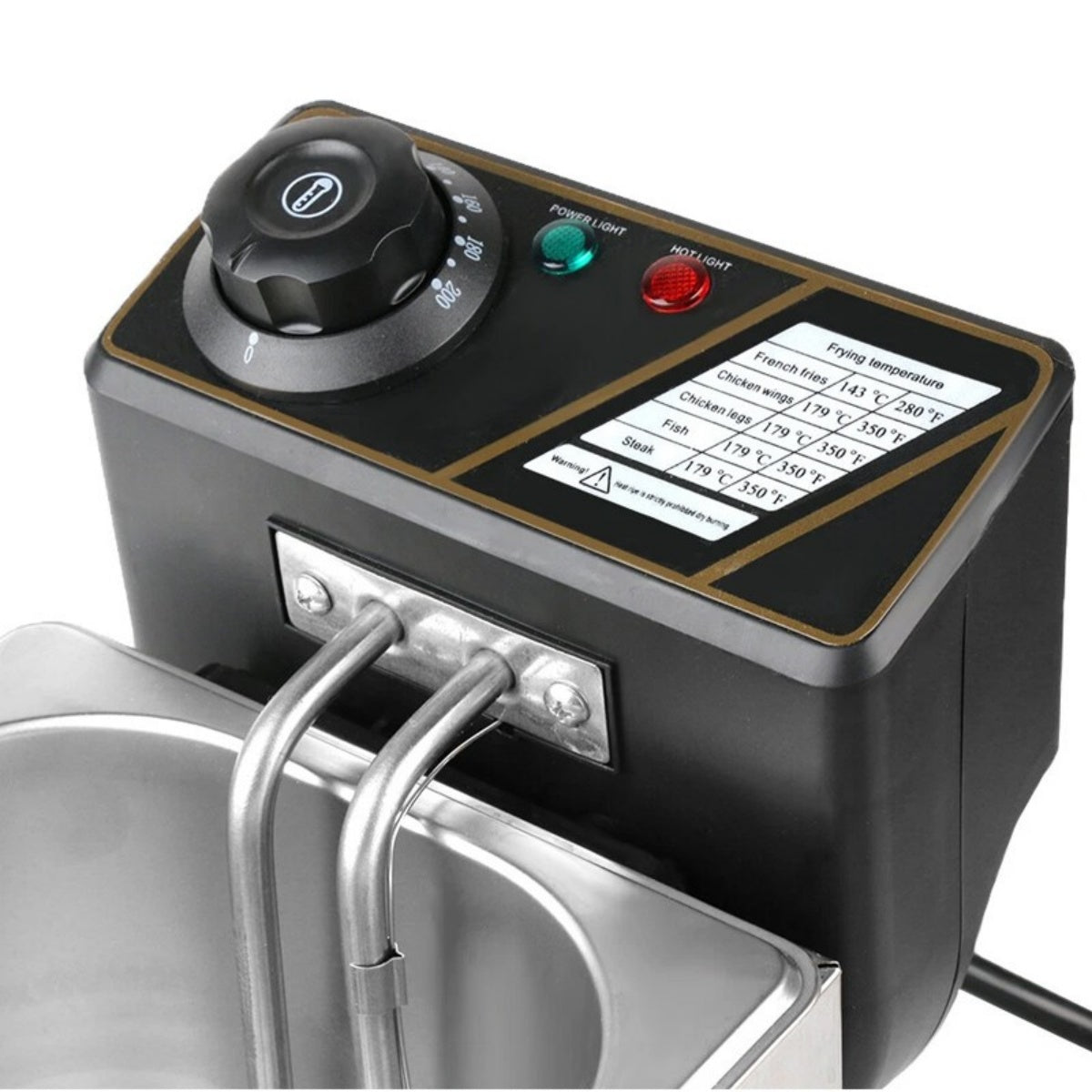 4L 2KW Commercial Electric Deep Fat Chip Fryer Fry Tank Acier inoxydable UK Stock