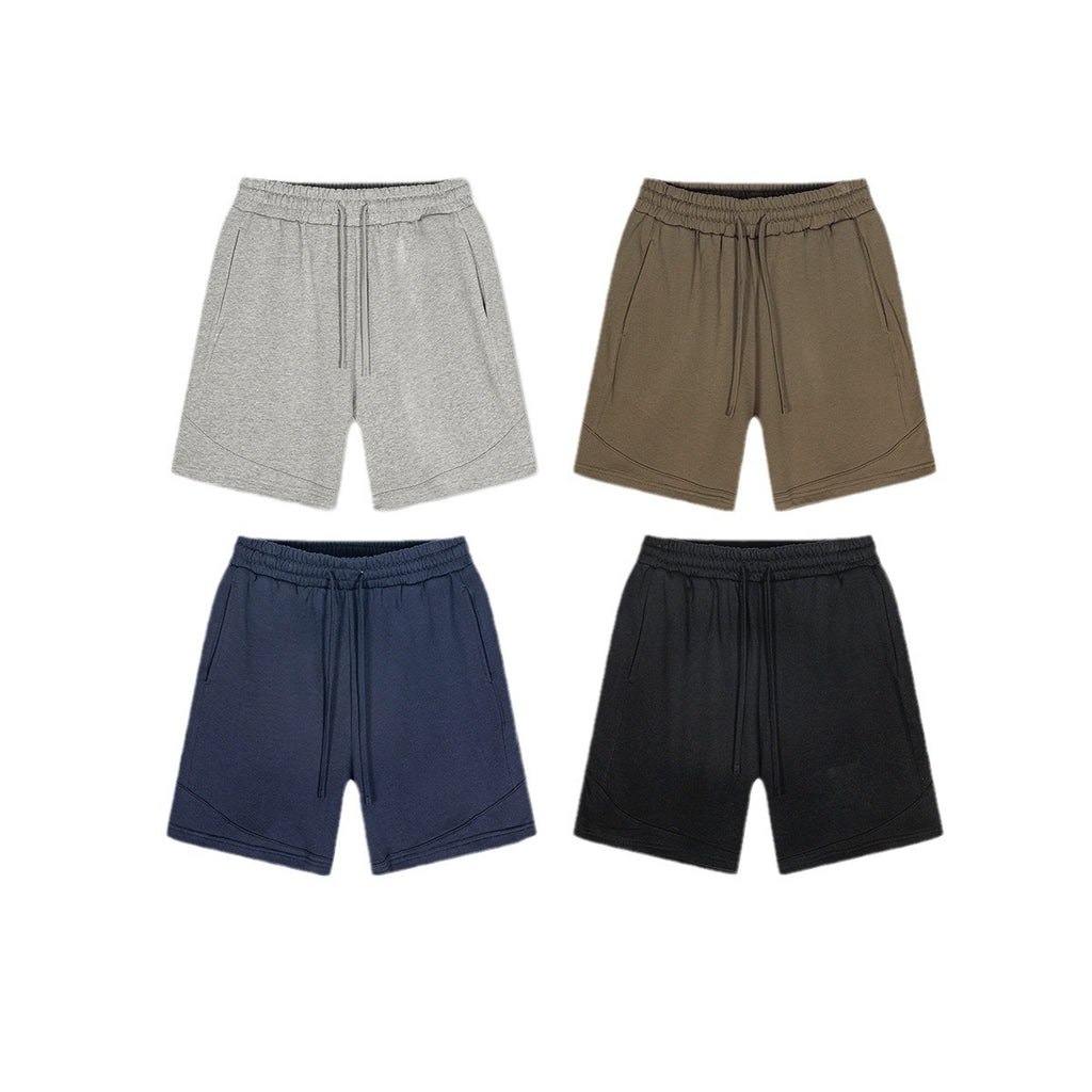 Solid Couleur Loose Moyen et Grand Short enfant Style basique Short sportif