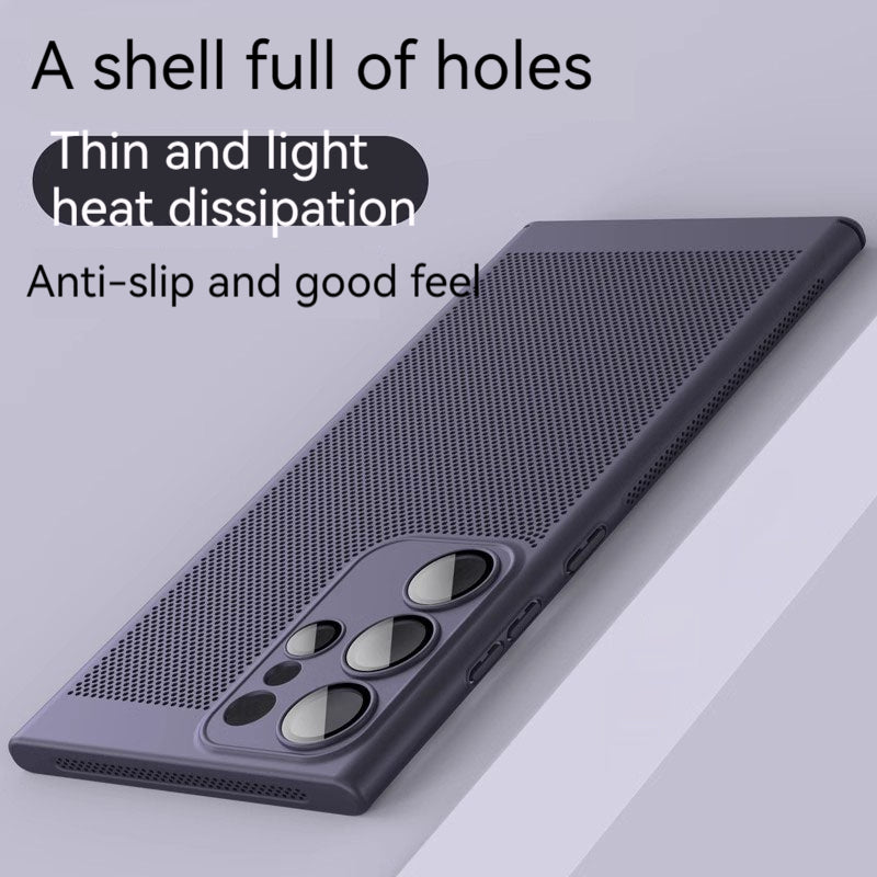 Honeycomb Dissipation de chaleur anti-fall Silicone téléphone portable Case