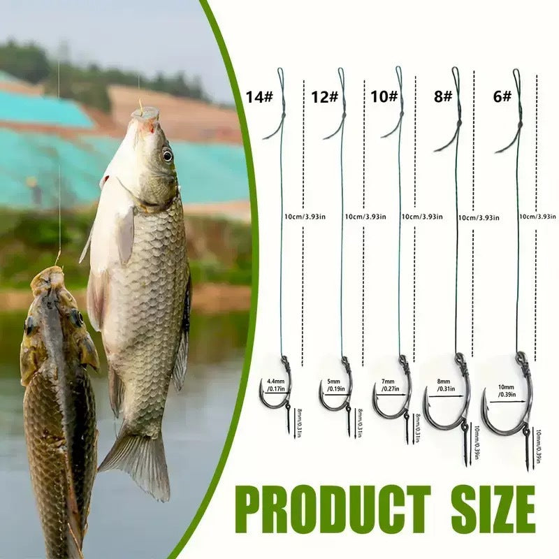 Feeder Leader de pêche Crochet Lien et Feeder Rig