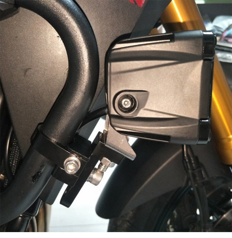 Support de projecteur de moto fixation phare LED tube clip étrier