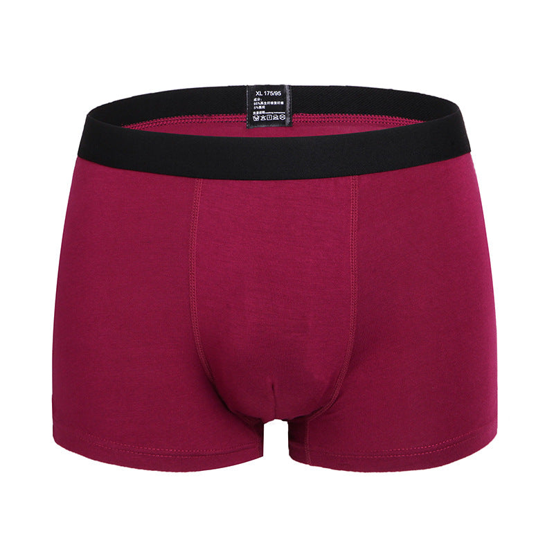 Sous-vêtements pour hommes Boxer d'été Slip respirant style quatre corner