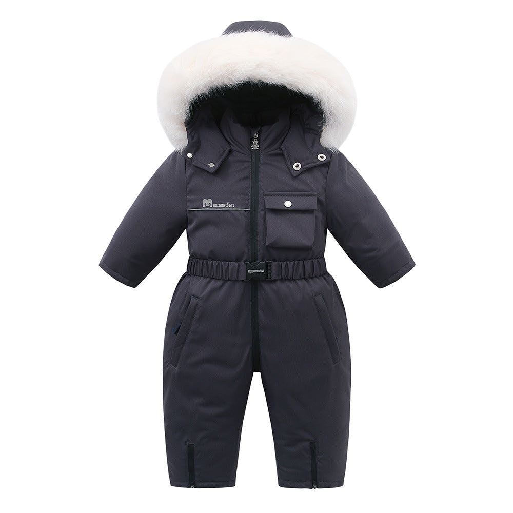 Ski bag for children in autumn and winter