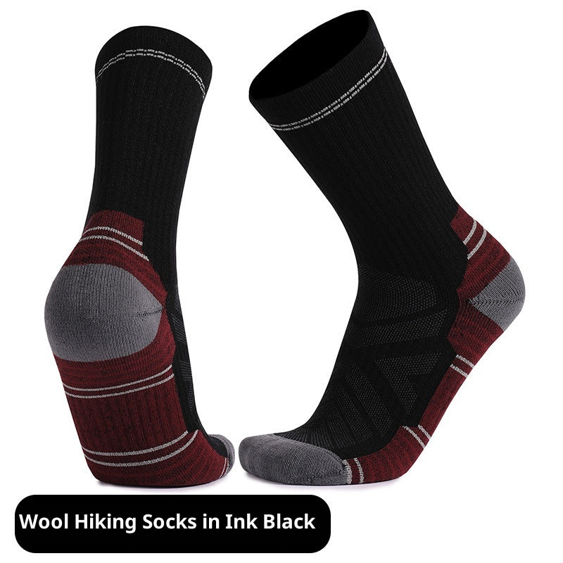 Chaussettes à neige en cachemire athlétique à ski chaud pour hommes