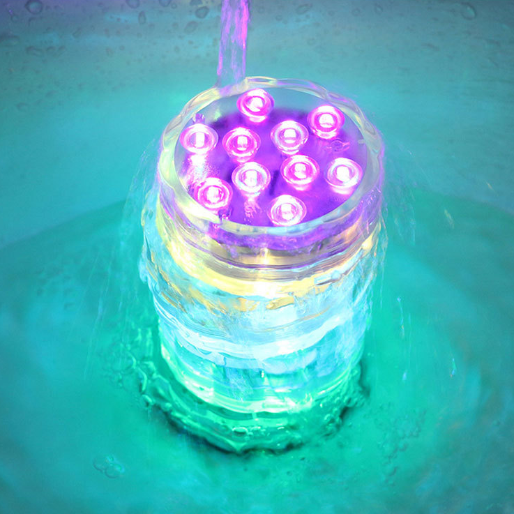 LED télécommande plongée lumière de bougie imperméable