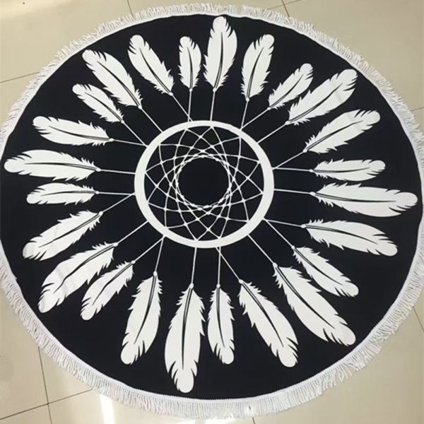 Tapis de yoga plume
