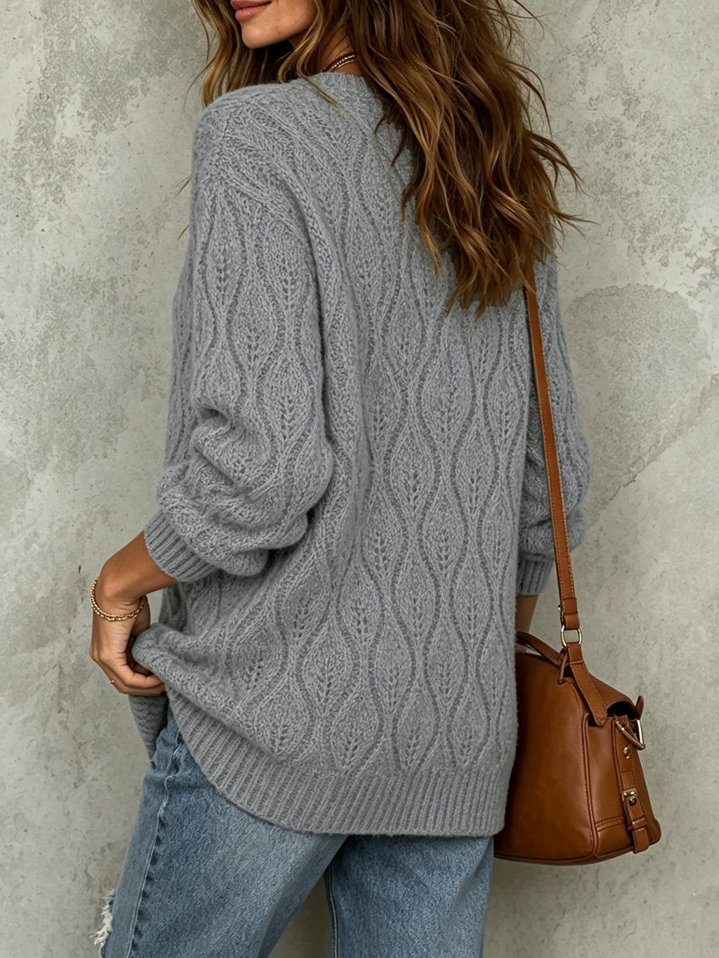 Soft mélange de laine élastique longue manches chemise anti-rembourrage élégant porter quotidiennement pour les femmes