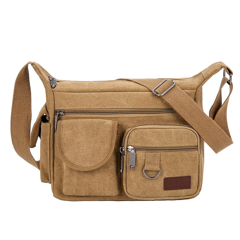 Sac de voyage occasionnel pour les hommes en toile