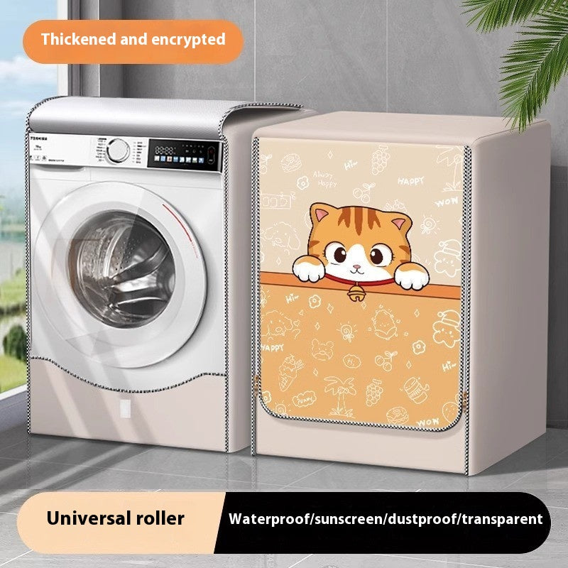 Rouleau Laver la machine Couverture imperméable Couverture solaire Couverture de poussière Protection UV