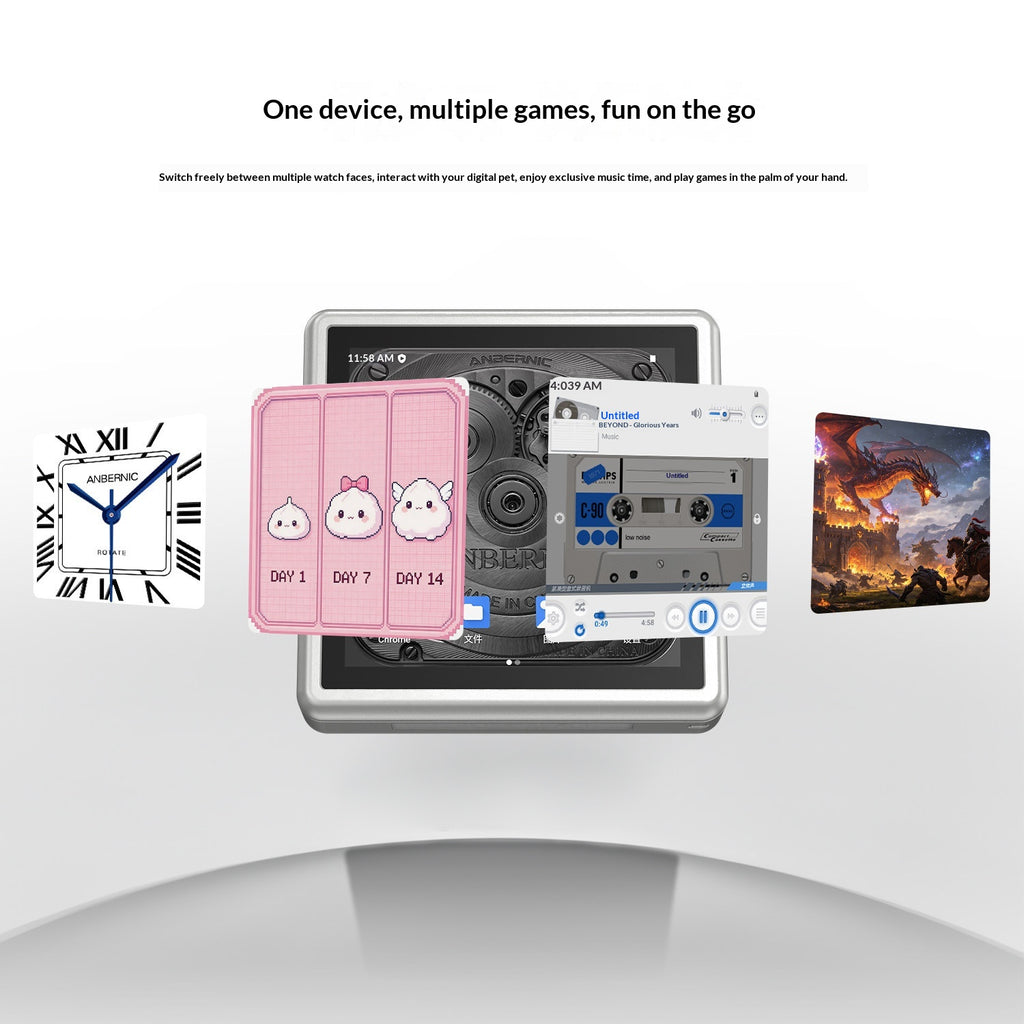 Portable Android Handheld avec un écran pivotant