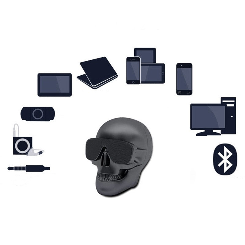 Haut-parleur Bluetooth sans fil Skull