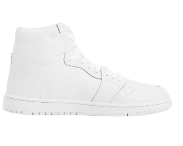 Chaussure de basketball en dentelle blanche haut de gamme personnalisable