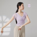 Pratique de danse classique à manches courtes pour femmes