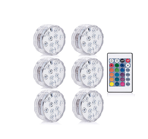 LED télécommande plongée lumière de bougie imperméable