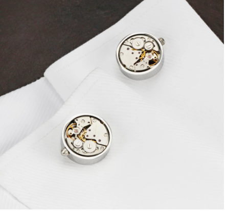 Tourner le mouvement français masculin Cufflinks