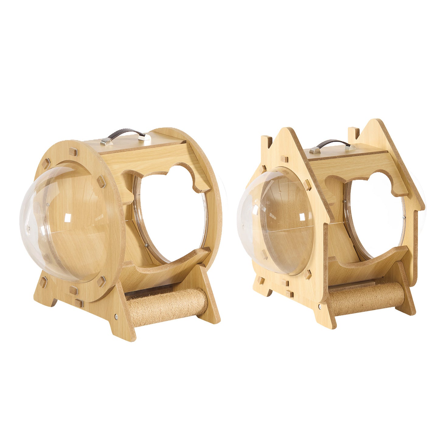 Capsule transparente Extra-Grand Lit Multi-Functional Scratching Post Cat House