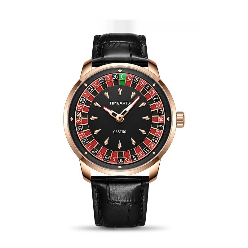 Montre Quartz à ceinture étanche à lumière unique