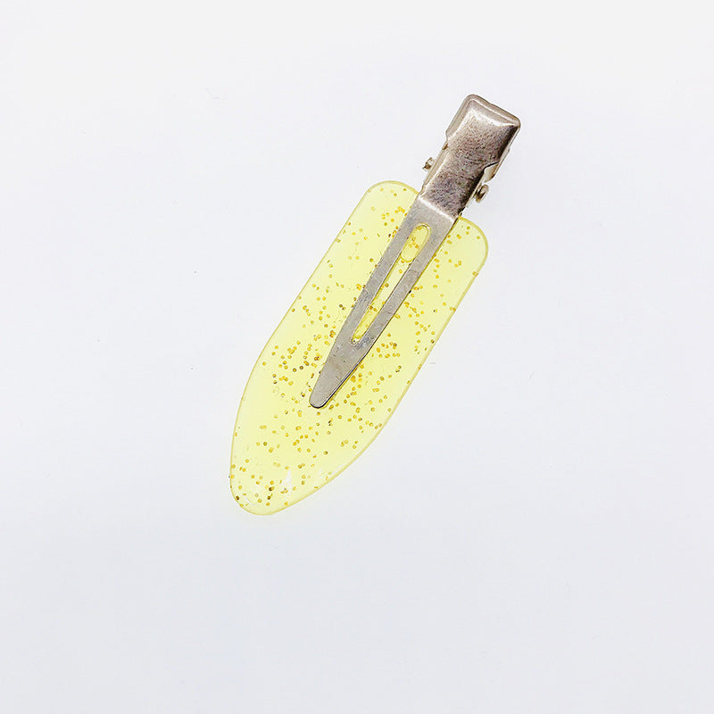 Japonais et coréen Handmade Hair Clips Ins Style Transparent Glitter Girl Seamless Diy Cr