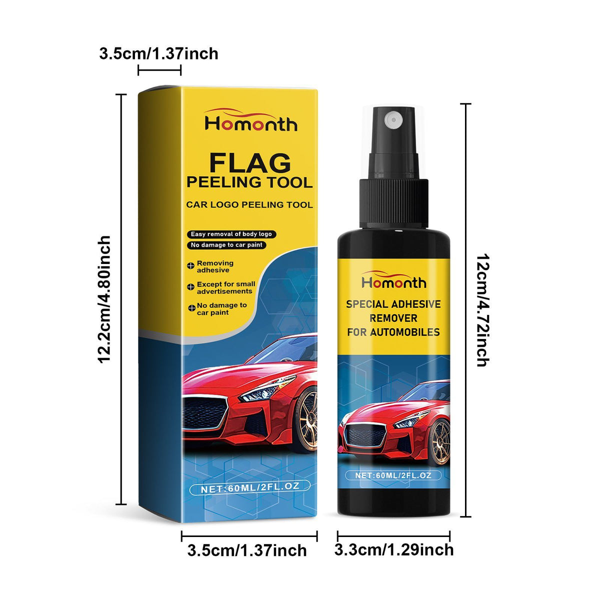 HOMONTH Automotive Sticker Residue Deleter Liquide