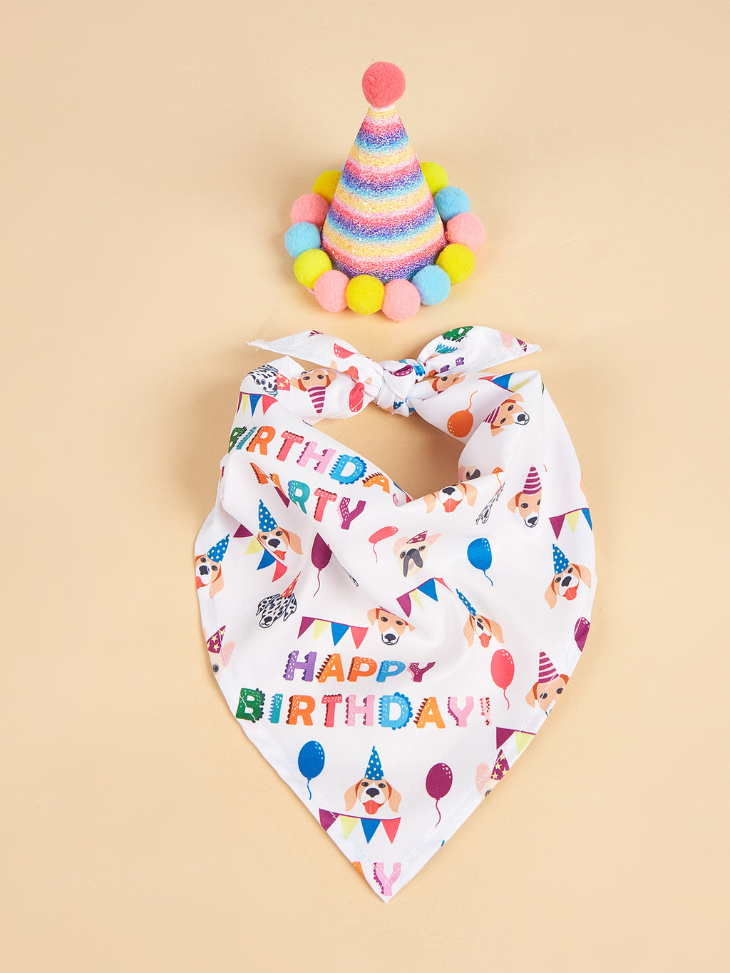 Creative Printing Dog Triangular Binder Birthday Salive Serviette Accessoires
