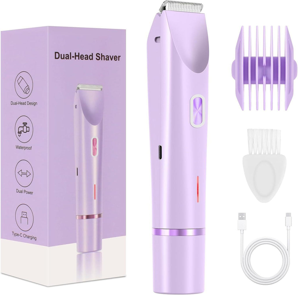 Épilateur électrique Femmes Détachant les cheveux double tête