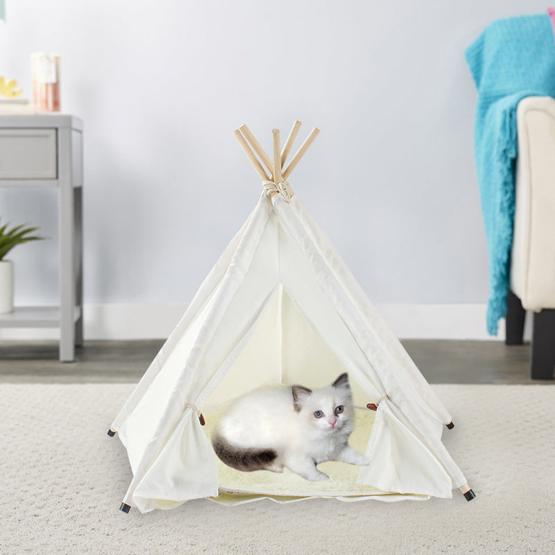Tente amovible et lavable avec tissu de coton