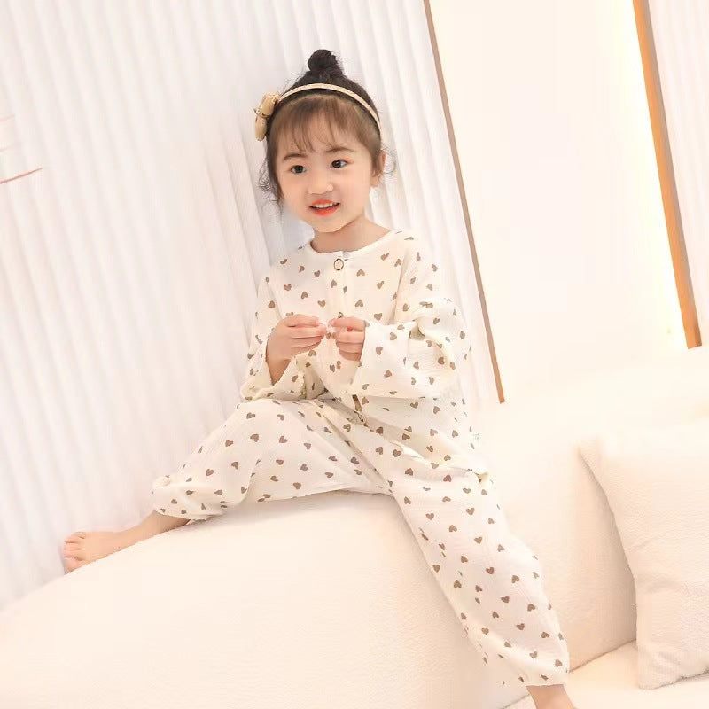Set de pyjama pour enfants en coton cartoon