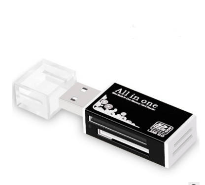 Multi en un lecteur de carte Mini polyvalent SDTF Caméra de téléphone portable Carte mémoire USB universelle