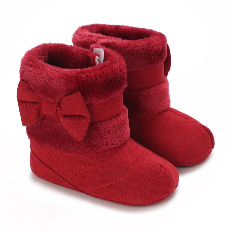 Bébé fille Année Chaussures Soft Sole Chaussures Hiver
