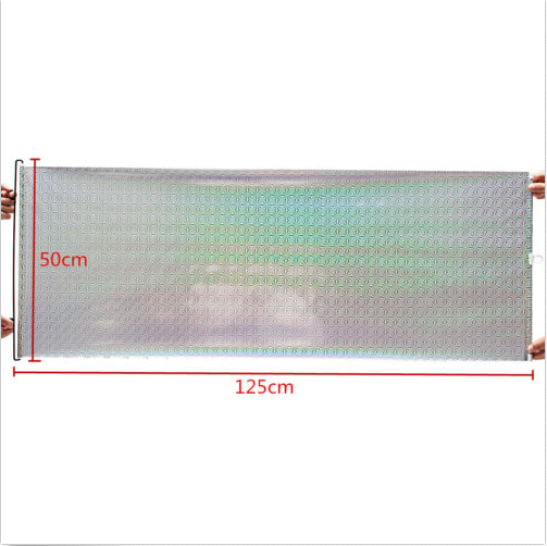 Automatique Winding Car Avant Arrière Sunshade Car Fournitures Supermarché Laser Sun Bloc