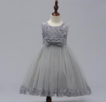 Jupe d'été Enfants Filles Princesse Tutu Fleur Enfants Robe de mariée Show Jupe