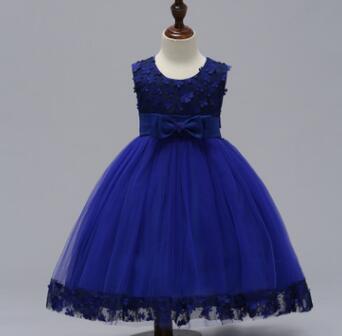 Jupe d'été Enfants Filles Princesse Tutu Fleur Enfants Robe de mariée Show Jupe