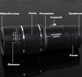 16 x 52 Téléscope double focale