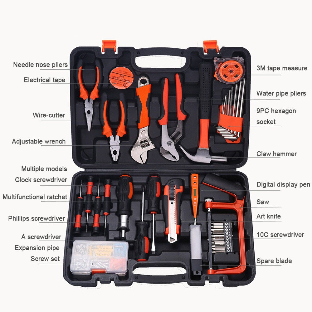 Kit d'outils professionnel 105Pcs Ensemble d'outils pour la réparation de la maison