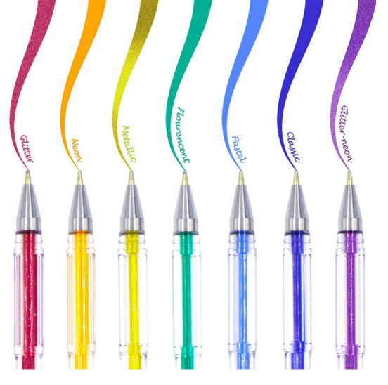 Stylo de gel de couleur