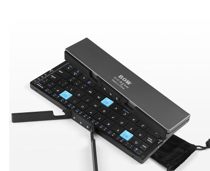 Mini Folding Three Bluetooth Wireless Keyboard