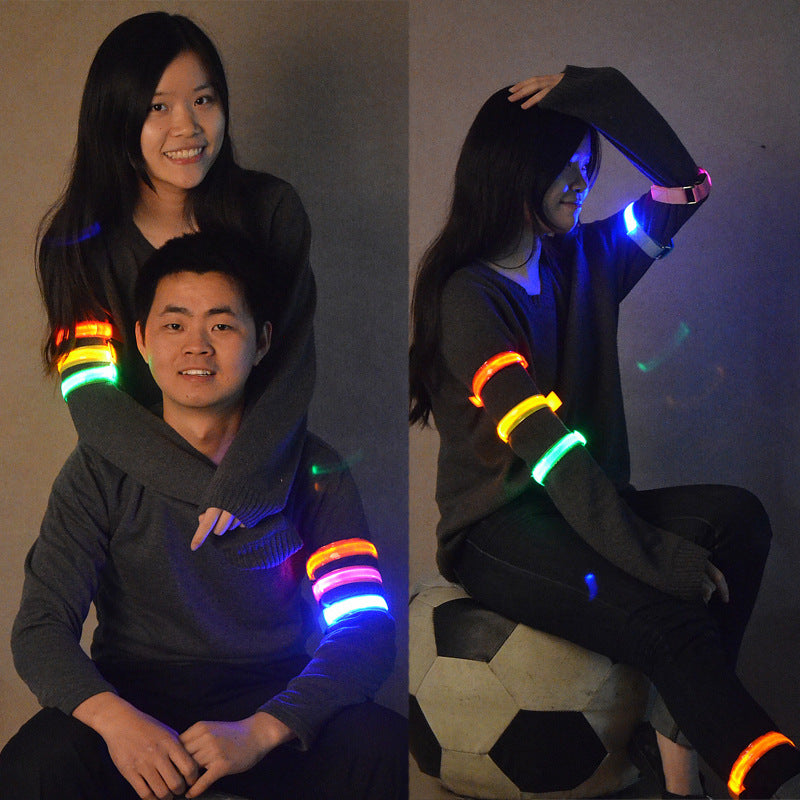 Ceinture de bras de course lumineuse