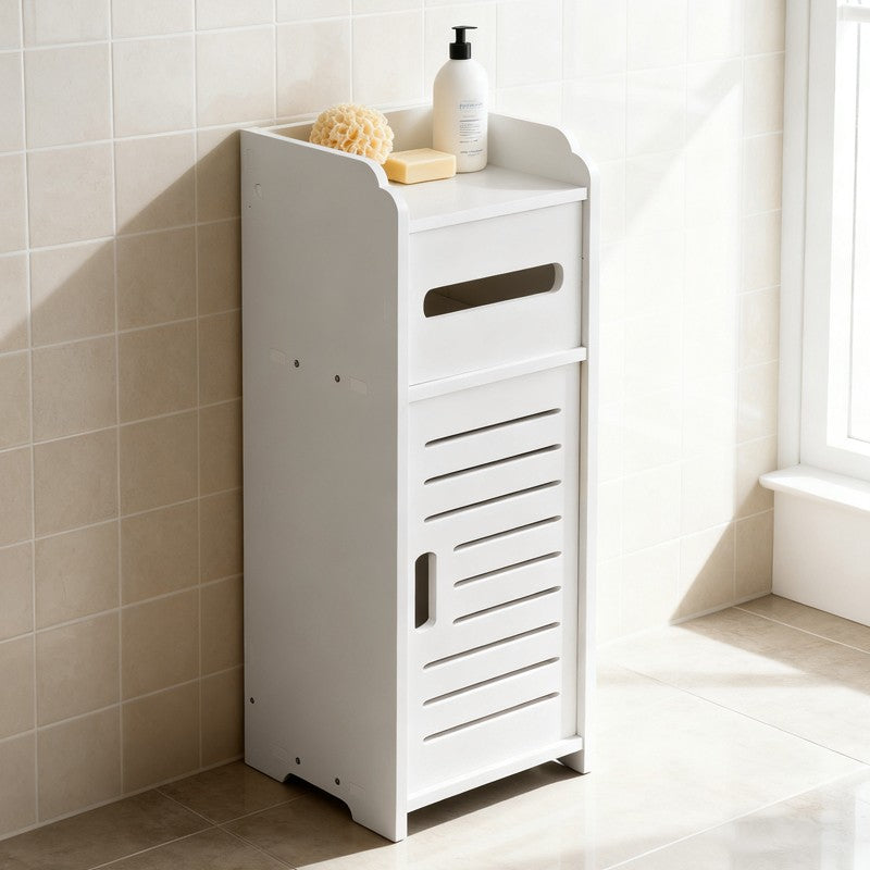 Salle de bain blanche Chambre Cabinet tiroir plateau rangement de rangement