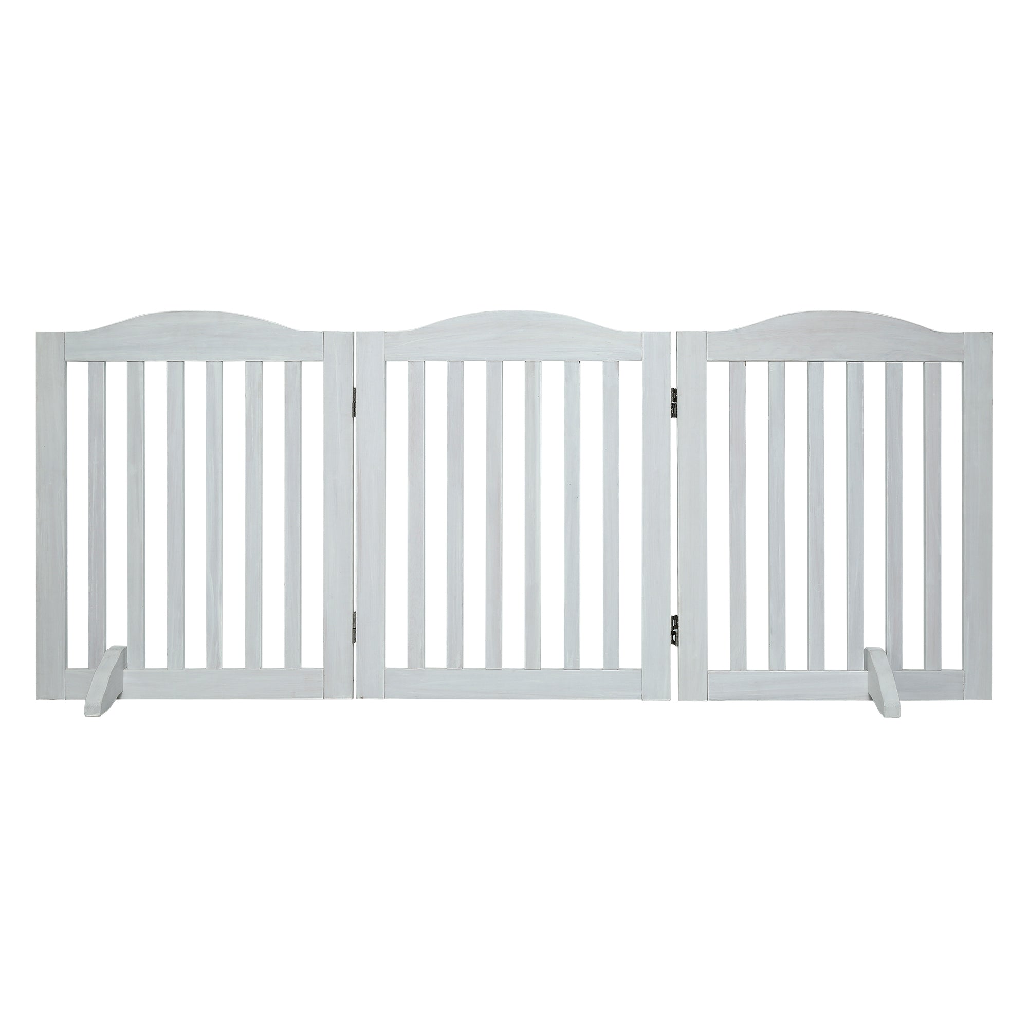 Porte pliable pour chiens en bois