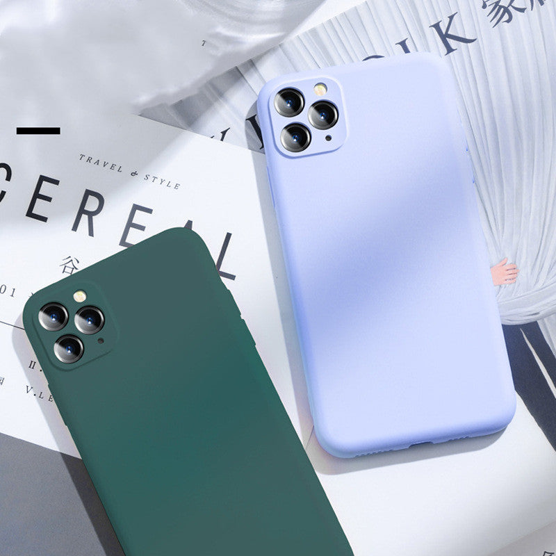Boîtier de téléphone mobile en silicone liquide trou de précision