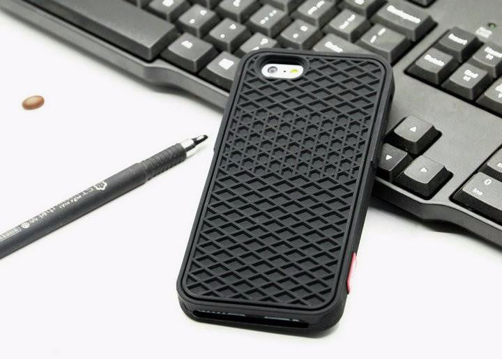 Étui de téléphone en silicone à semelle de gaufre
