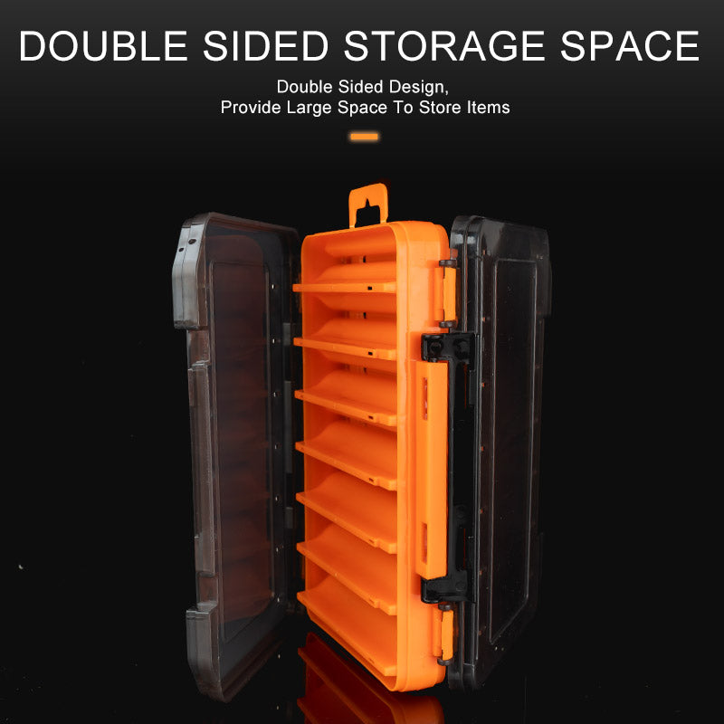 Boîte de stockage d'appât double couche multifonctionnelle