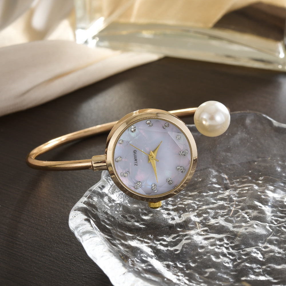 Fritillary-pattern Gradient style coréen Minimalist bracelet montre