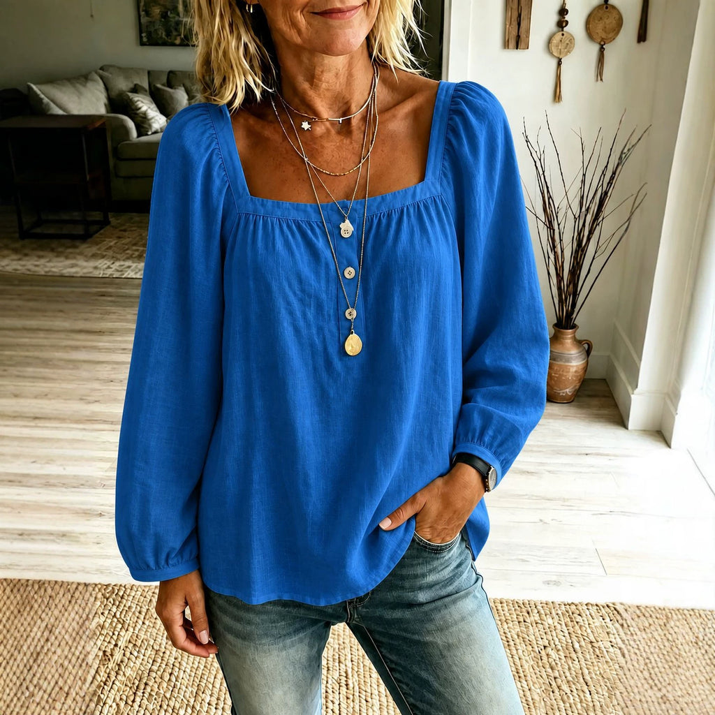 Chemise casual à manches longues pour femmes Minimalist
