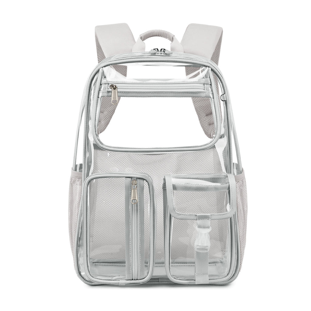Sac scolaire étudiant Transparent Jelly Pack Grande capacité Sac à dos