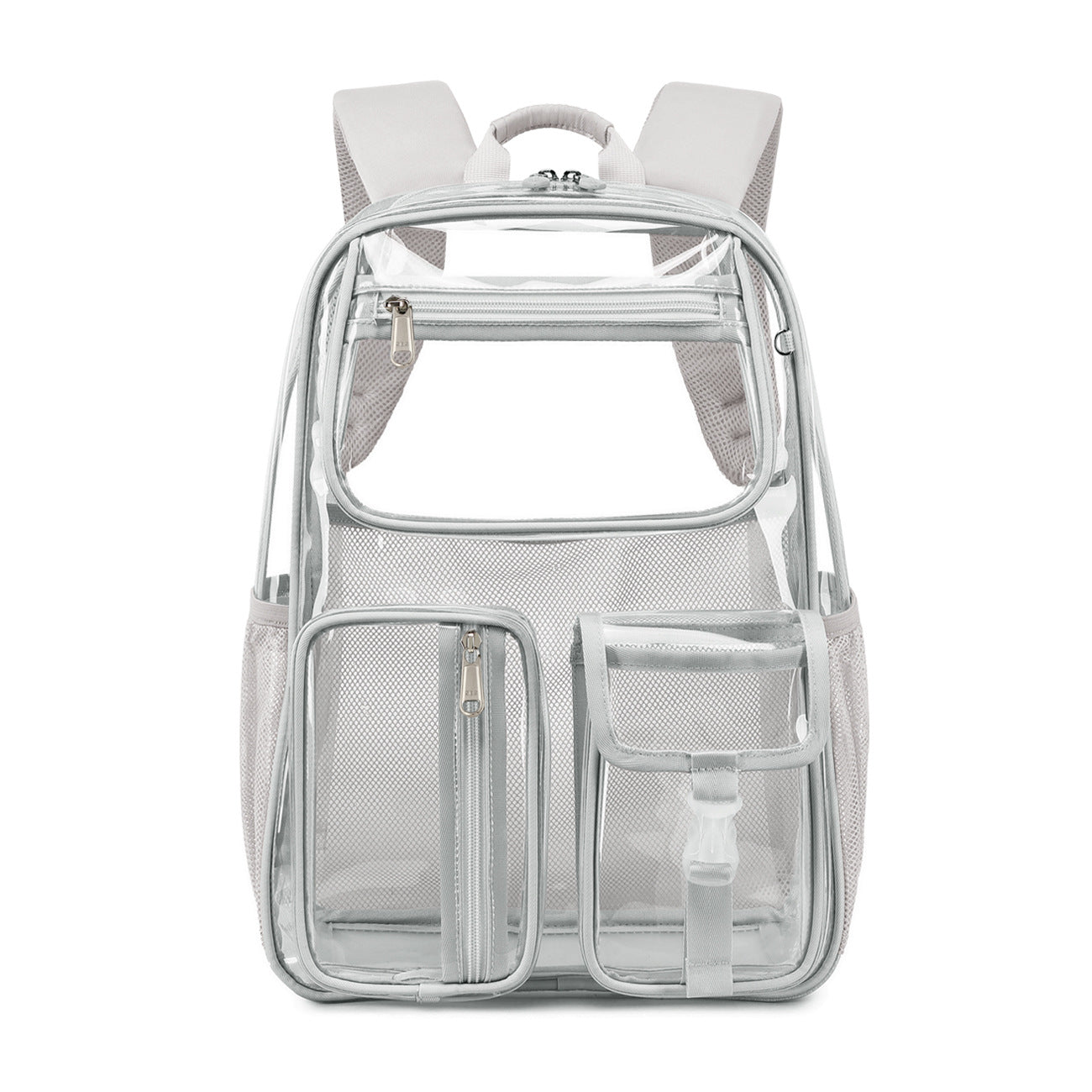 Sac scolaire étudiant Transparent Jelly Pack Grande capacité Sac à dos