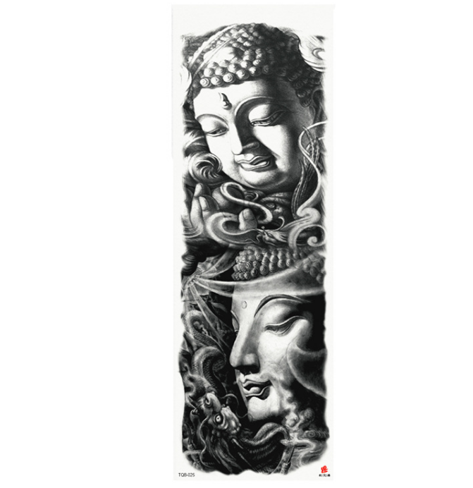 Plein bras étanche tatouage autocollants personnalisés 170 modèles disponibles mode belle simple d